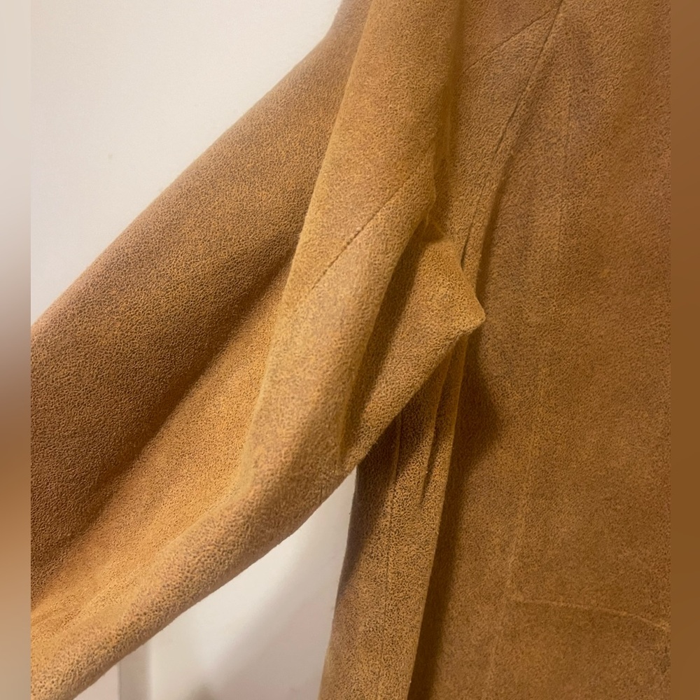 Adler Collection Vintage Leather Coat with Fur Collar Size M  Pre-Loved - Picture 10 of 12